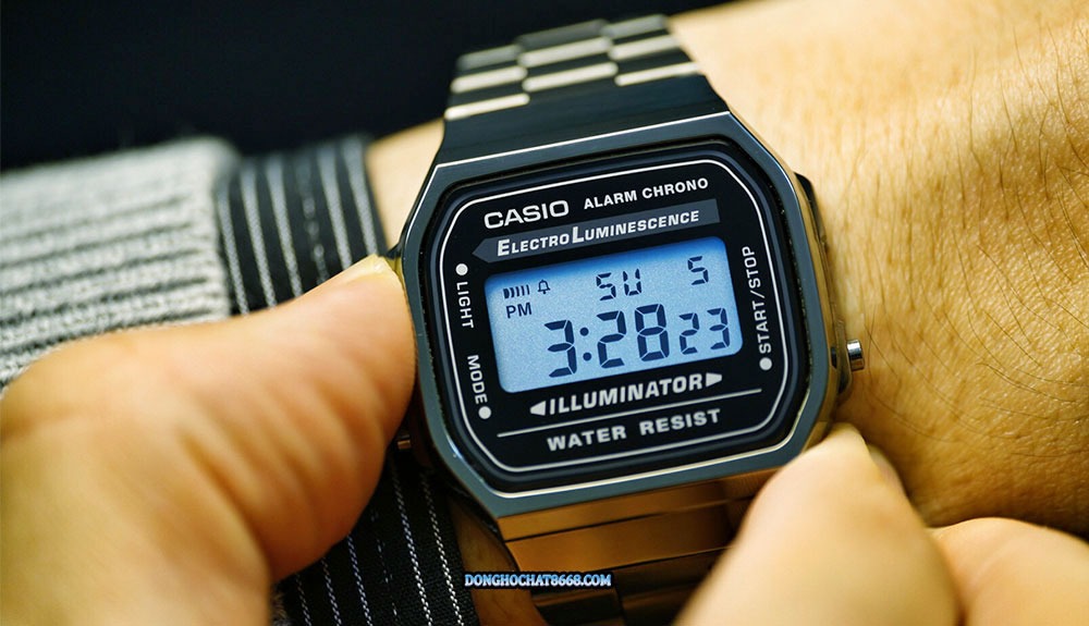 Hướng dẫn sử dụng tính năng báo thức trên đồng hồ điện tử Casio 3 4 nút