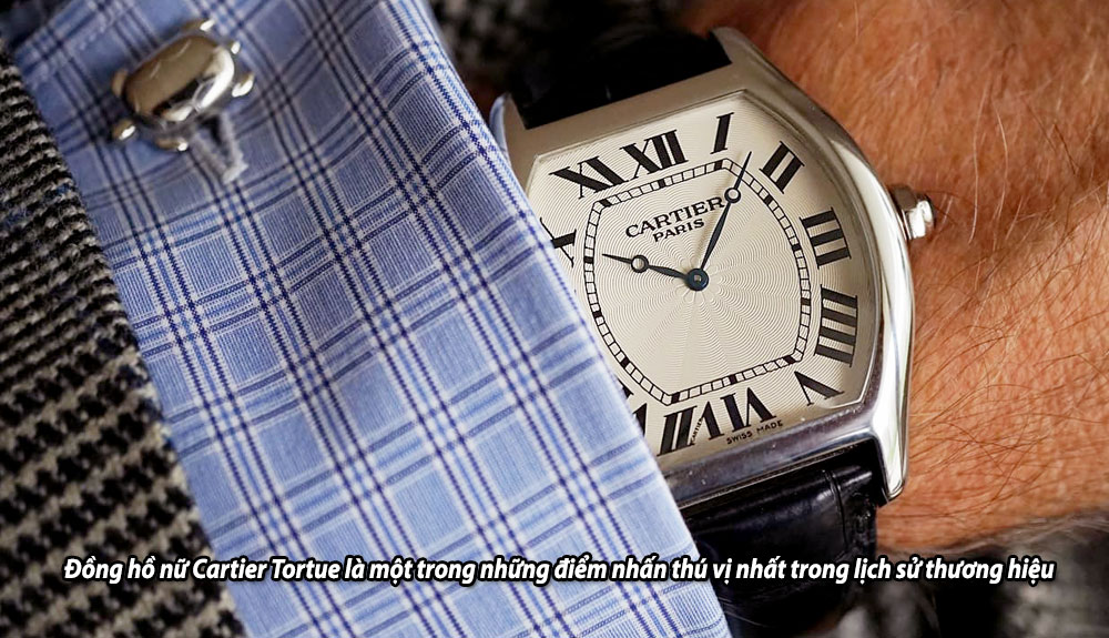 Đồng hồ nữ Cartier Tortue là một trong những điểm nhấn thú vị nhất trong lịch sử thương hiệu
