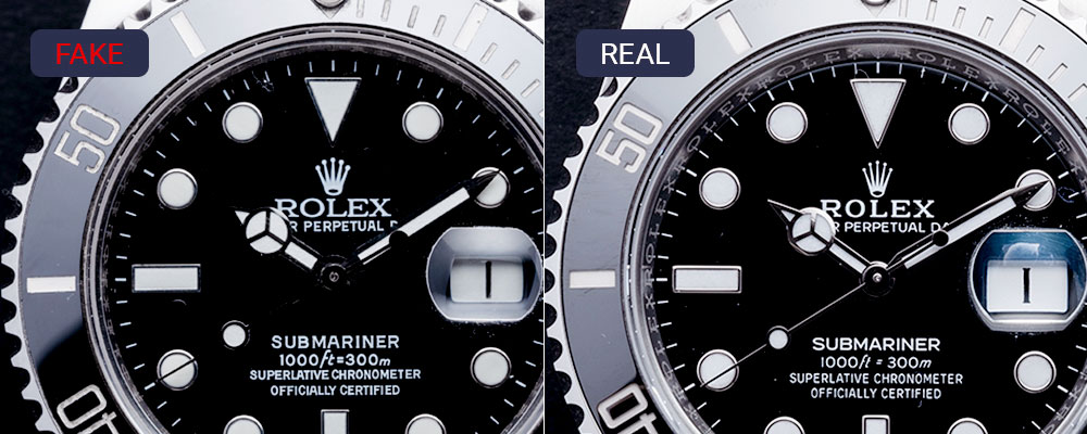Đồng hồ nam Rolex super fake và real