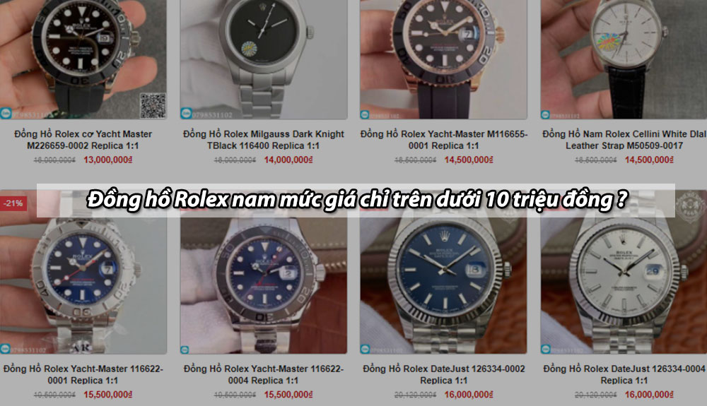 Đồng hồ Rolex nam super fake