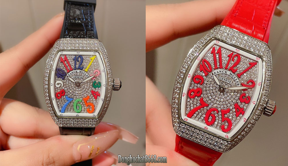 Rất nhiều mẫu đồng hồ Franck Muller nữ Super Fake Replica 1:1 ở đây