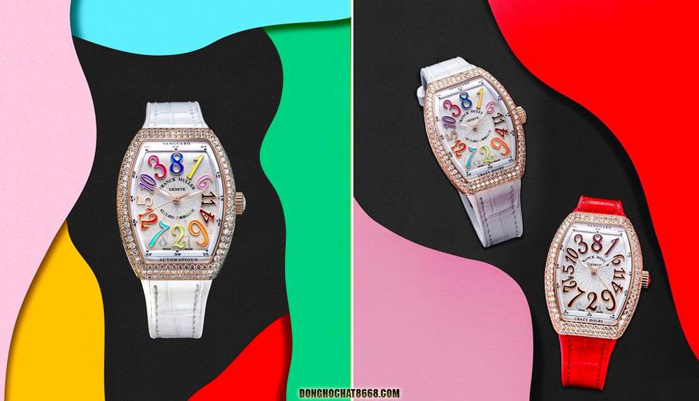 Rất nhiều mẫu đồng hồ Franck Muller nữ Super Fake Replica 1:1 ở đây