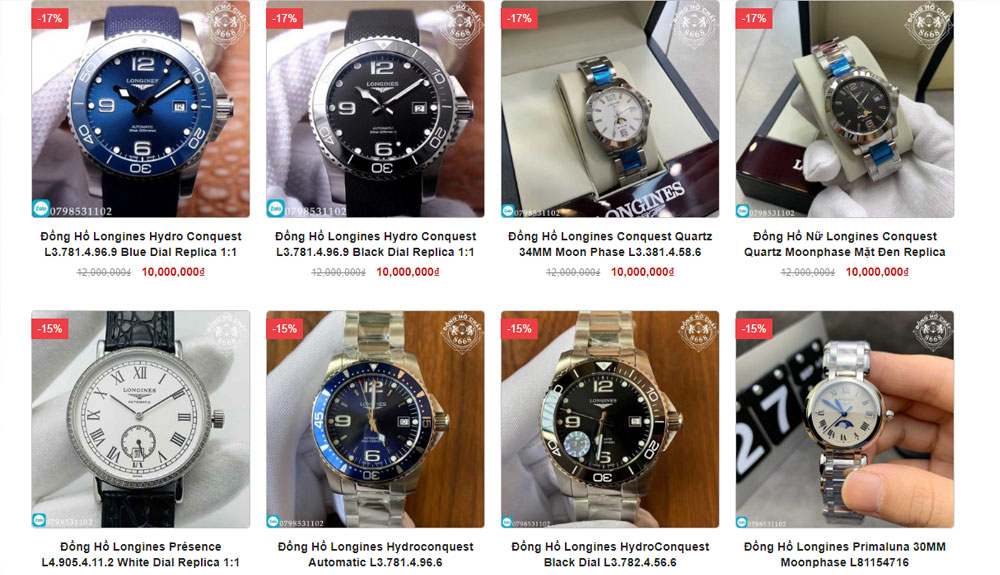 ⚜️ 100+ Đồng hồ Longines Fake cùng mức giá bán tốt nhất tại Việt Nam