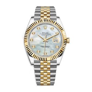 Rolex Datejust 41 126333 Mother of Pearl Diamond Dial Jubilee Bracelet