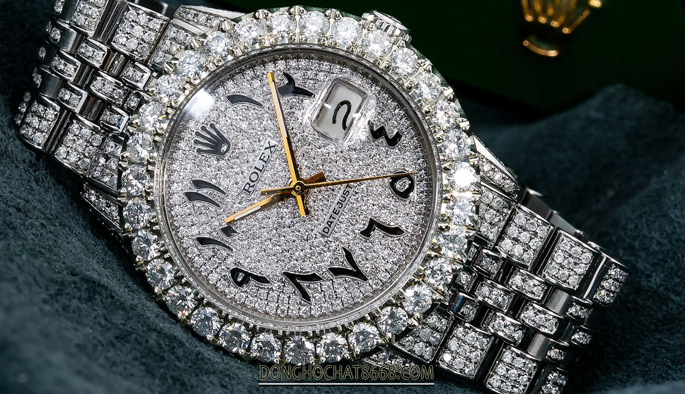 Đồng hồ Rolex đôi giá rẻ Rolex DateJust Demi dây kim loại Super Fake 2 màu  mặt - DWatch - DWatch