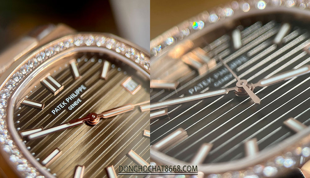 Mặt kính của những mẫu đồng hồ Patek Philippe Replica 1:1 được phủ Sapphire đảm bảo độ bền cao sáng bóng và kháng trầy xước.